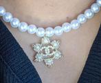 Nieuw parel ketting, Overige materialen, Verstelbaar, Wit, Nieuw
