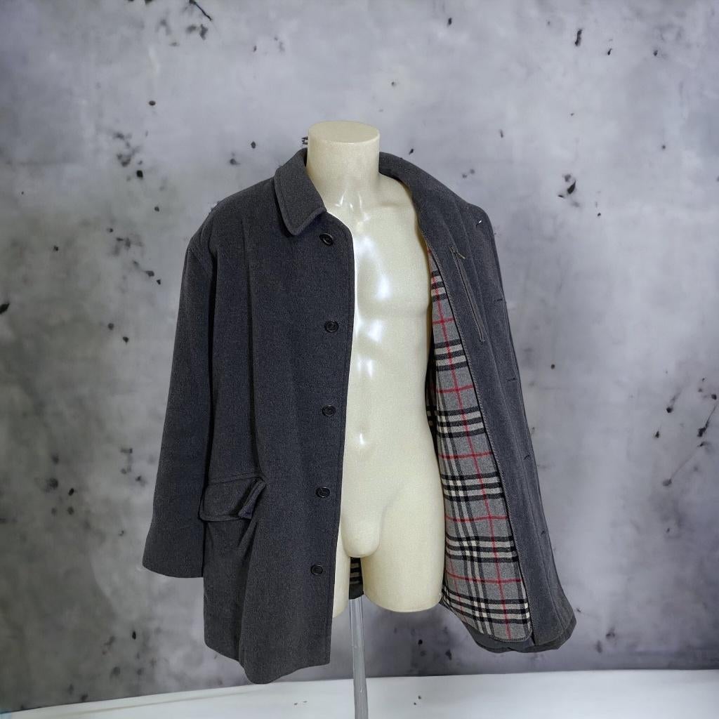 Burberrys - Exclusive Monogram Tartan Jas, Ophalen of Verzenden, Zo goed als nieuw, Maat 56/58 (XL), Zwart