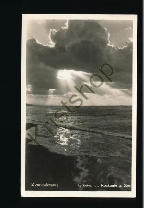 Rockanje a Zee - Zonsondergang [KRST005-3936, Verzamelen, Ansichtkaarten | Nederland, Gelopen, Noord-Holland, 1960 tot 1980, Verzenden
