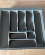Grijze bestek lade opbergbak, Huis en Inrichting, Keuken | Bestek, Ophalen, Gebruikt, Kunststof