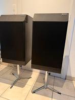 Technics SB-4500 vintage luidsprekers + stands (2-weg, 75W), Zo goed als nieuw, Minder dan 60 watt, Front, Rear of Stereo speakers