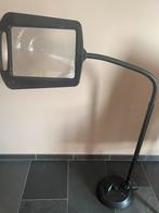 Vergrootglas op standaard, met verlichting, Hobby en Vrije tijd, Vergrootglazen, Loepen en Loeplampen, Ophalen, Gebruikt, Vergrootglas of Loep