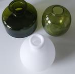 3x Vaas Glas - PTMD, Fidrio, Strawberry & Applepie, Overige kleuren, Ophalen of Verzenden, Minder dan 50 cm, Glas