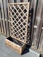 Bloembak met klimrek en 3 kweekbakken, Tuin en Terras, Bloembakken en Plantenbakken, Gebruikt, Minder dan 60 cm, Ophalen of Verzenden