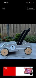Houten Loopauto - Raceauto Design, Kinderen en Baby's, Speelgoed | Buiten | Voertuigen en Loopfietsen, Ophalen of Verzenden, Zo goed als nieuw