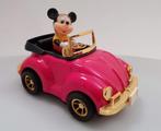 Mickey Volkswagen Kever beetle wind-up Masudaya vintage '83, Ophalen of Verzenden, Mickey Mouse, Zo goed als nieuw, Beeldje of Figuurtje
