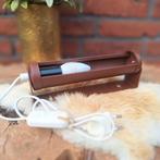 Vintage leeslampje bruin, jaren '70, Ophalen of Verzenden