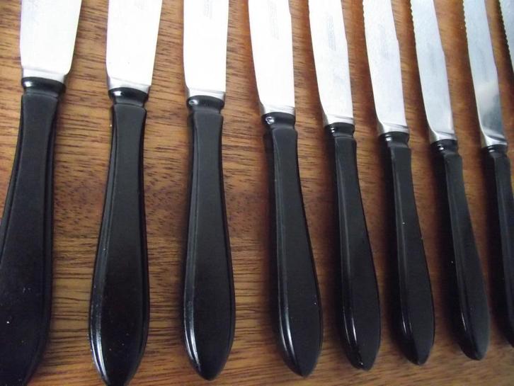 15 Gero zilmeta 718 puntfilet ebba mes 21cm 24cm 1931-85 p s, Antiek en Kunst, Antiek | Bestek, Ophalen of Verzenden