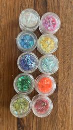 Nailart schelpjes 10 kleuren, Ophalen of Verzenden, Nieuw, Overige kleuren, Handen en Nagels