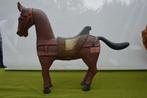 Oud houten paard uit Indonesië, totaal 57 cm lang, 44cm hoog, Antiek en Kunst, Ophalen of Verzenden