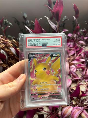 Pikachu V / PSA 10 beschikbaar voor biedingen