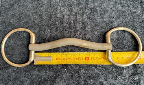 Fager stangbit titanium met lichte boog 13,5 cm, Dieren en Toebehoren, Paarden en Pony's | Hoofdstellen en Tuigage, Zo goed als nieuw