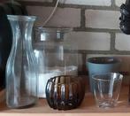 DIVERSE glas VAZEN /POTTEN / THEELICHT (swipe), Huis en Inrichting, Ophalen, Zo goed als nieuw, Glas