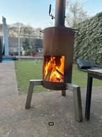 Buitenkachel design RVS (hendgemaakt), Ophalen, Zo goed als nieuw