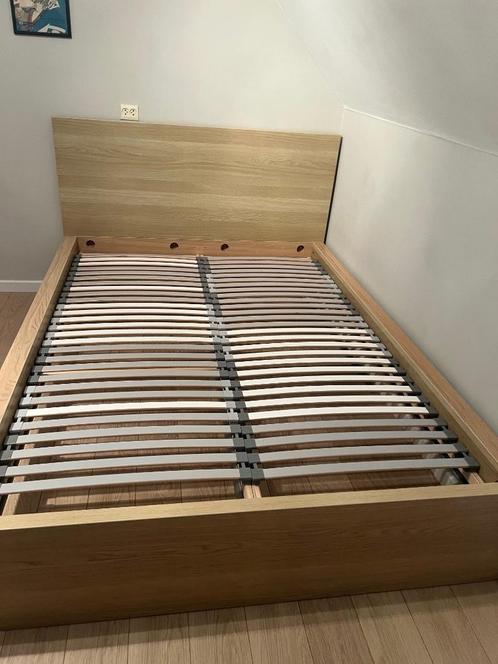 bed 140 x 200cm met matras Matt  alles Nieuw, Huis en Inrichting, Slaapkamer | Bedden, Nieuw, Tweepersoons, 140 cm, 200 cm, Hout