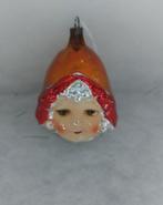 Oude antieke kerstbal Dutchgirl Zeeuws meisje kopje hoofdje, Verzenden