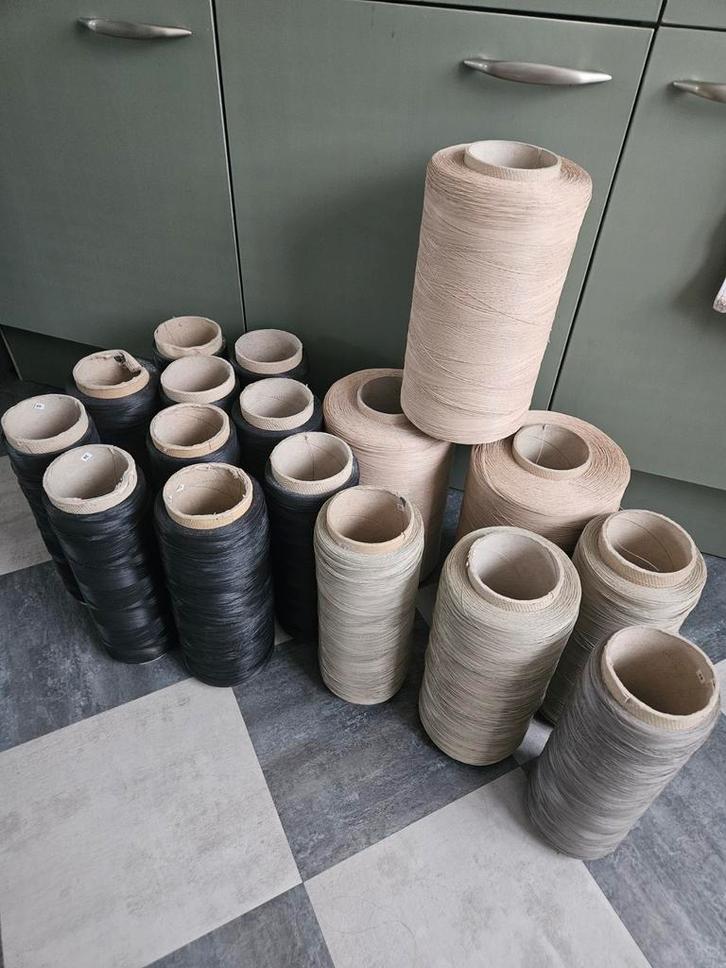 Partij 17 grote klossen nylon weefgaren, Hobby en Vrije tijd, Breien en Haken, Nieuw, Breien of Haken, Wol of Garen, Ophalen