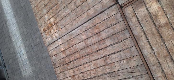 Steenschotten per 10 stuks, Tuin en Terras, Terrasdelen en Vlonders, Gebruikt, Hout, Ophalen