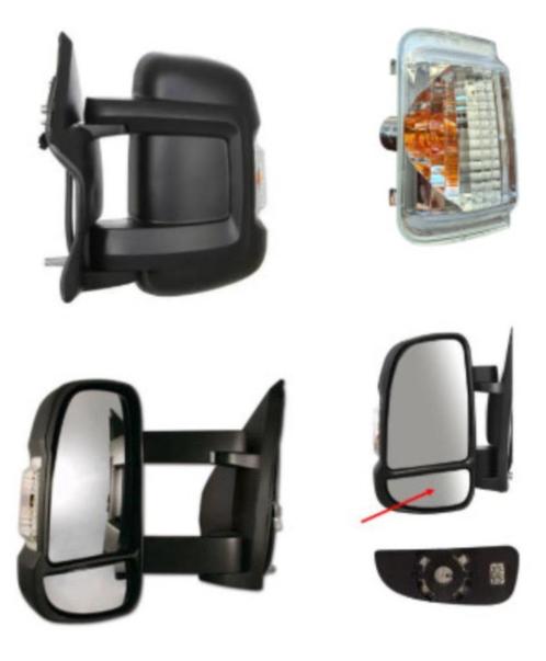 Buitenspiegels Fiat Ducato Campers Buscamper hier te koop, Auto diversen, Auto-accessoires, Nieuw, Ophalen of Verzenden