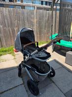 Joolz geo mono elephant grey reiswieg, zitstoel, voetenzak, Ophalen, Kinderwagen, Overige merken, Verstelbare duwstang