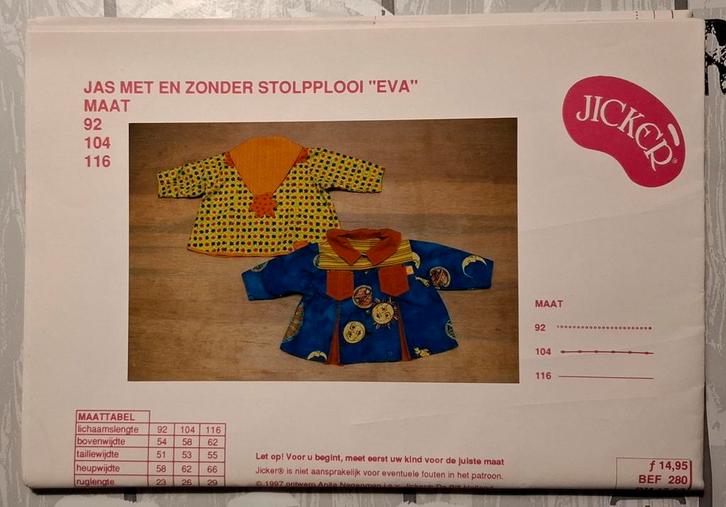 Naaipatronen Triplaski & Jicker, Hobby en Vrije tijd, Kledingpatronen, Vrouw, Overige merken, Ophalen of Verzenden