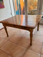 Prachtige massief eiken engelse antieke bibliotheektafel, Antiek en Kunst, Ophalen