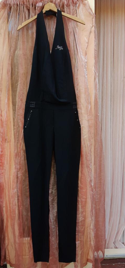 Liu Jo zwarte 100% zijde halterjumpsuit silk salopette XS S, Kleding | Dames, Jumpsuits, Zo goed als nieuw, Maat 34 (XS) of kleiner