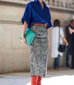 Claudia Strater kokerrok xs, Kleding | Dames, Rokken, Ophalen of Verzenden, Zo goed als nieuw, Maat 34 (XS) of kleiner, Onder de knie