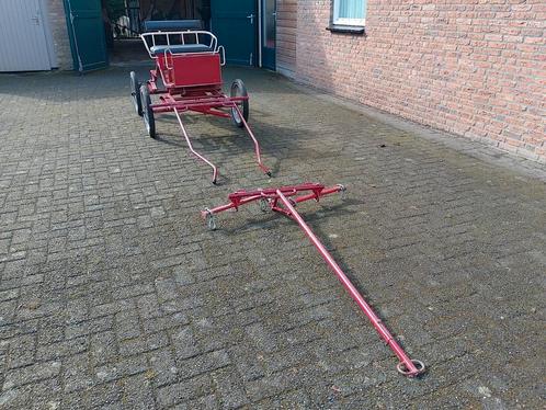 Shetland pony rijtuig voor pony's schofthoogte 80 tot 105 cm, Dieren en Toebehoren, Paarden en Pony's | Overige Paardenspullen