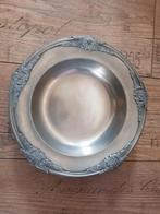 Antieke tinnen schaal 94 % tin / finstain, Antiek en Kunst, Antiek | Tin, Ophalen of Verzenden