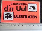 sticker camping d'n Uul ulestraten logo, Verzamelen, Verzenden, Zo goed als nieuw, Bedrijf of Vereniging
