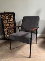 WOOOD fauteuil Sally ribcord antraciet, Ophalen, Minder dan 75 cm, Zo goed als nieuw, Stof