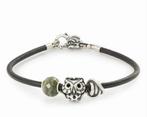Trollbeads leren armband 20 cm, Ophalen of Verzenden, Nieuw, Zwart, Leer