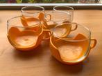 Melitta set (thee)glazen (plus reserve glas) vintage retro, Ophalen of Verzenden, Huis en Inrichting