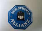 te koop 2 stuks emaile reclame Allianz zie foto, Ophalen of Verzenden, Zo goed als nieuw, Reclamebord