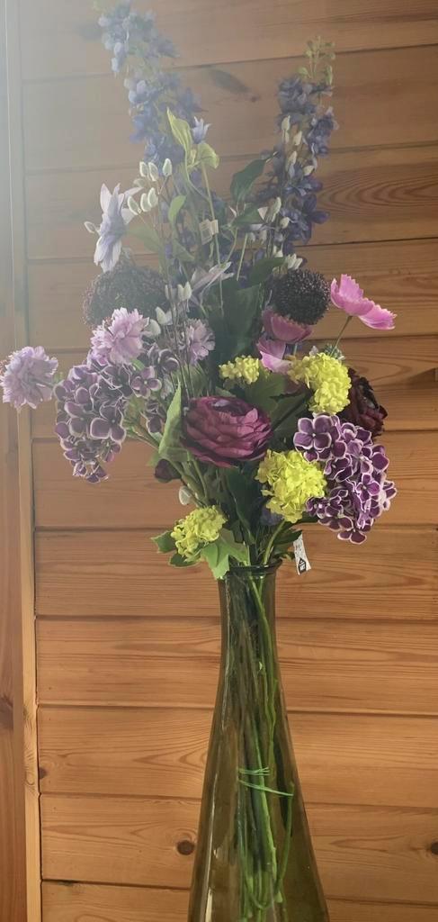 Prachtig zijden boeket nieuw, Huis en Inrichting, Woonaccessoires | Kunstplanten en Kunstbloemen, Nieuw, Ophalen of Verzenden