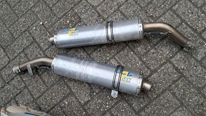 Yamaha 14 FJR1300 leo vinci uitlaatdempers alle bouwjaren, Motoren, Onderdelen | Yamaha, Gebruikt, Ophalen of Verzenden