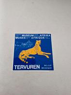1076 Sticker Koninklijk Museum voor Midden-Afrika Tervuren, Ophalen of Verzenden, Gebruikt, Overige typen
