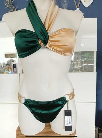 Andres Sarda groen en champagne bikini - 36/38 beschikbaar voor biedingen