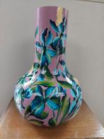 Kunst van Sharon vaas Roze kleur vaas, Overige kleuren, Ophalen of Verzenden, Minder dan 50 cm, Glas