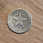 10 Centavos Cuba 1915, Ophalen of Verzenden, Midden-Amerika, Losse munt, Zilver
