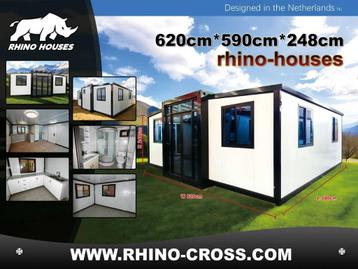 Tiny House, mobiele woonunit 36,5 m2 compleet in Wit‼️ beschikbaar voor biedingen
