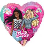 Barbie folieballon hartvorm, Ophalen of Verzenden, Nieuw, Versiering, Verjaardag