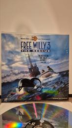 Free Willy 3 the rescue Ac-3 Laserdisc, Ophalen of Verzenden, Zo goed als nieuw, 12 inch