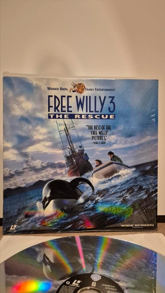 Free Willy 3 the rescue Ac-3 Laserdisc, Cd's en Dvd's, Vinyl | Filmmuziek en Soundtracks, Zo goed als nieuw, 12 inch, Ophalen of Verzenden