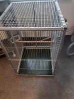 2 aluminium papegaaien kooien, Dieren en Toebehoren, Vogels | Hokken en Kooien, Ophalen, Zo goed als nieuw, Aluminium, Vogelkooi