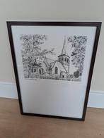 Gedetailleerde tekening Oude Kerkje Middelbeers, Ophalen of Verzenden