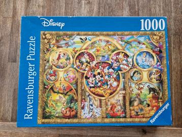 Disney puzzel Ravensburger 1000 beschikbaar voor biedingen