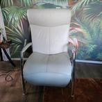 DESIGN LUXE RELAXFAUTEUIL LEOLUX HELICAL MASSAGE VERWARMING, Huis en Inrichting, Fauteuils, Ophalen, Nieuw, Metaal, Tijdloos, modern