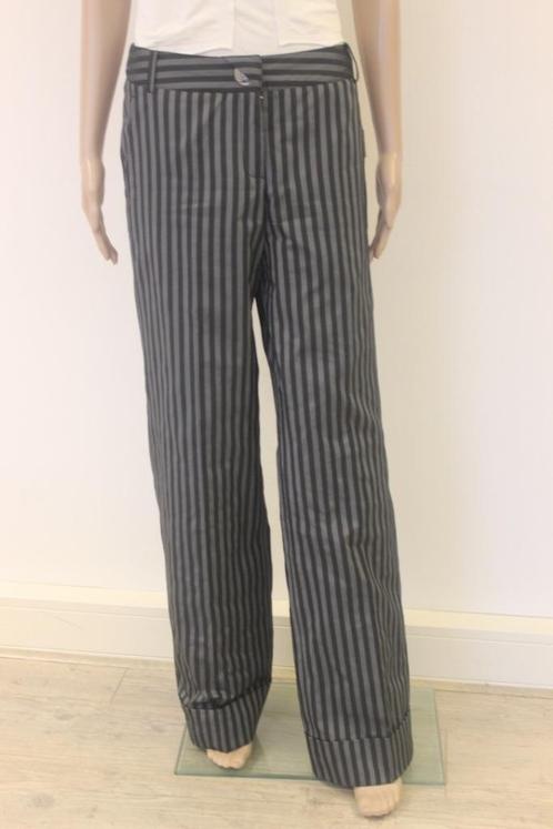 Airfield gestreepte broek maat 40, Kleding | Dames, Broeken en Pantalons, Zo goed als nieuw, Maat 38/40 (M), Grijs, Lang, Ophalen of Verzenden